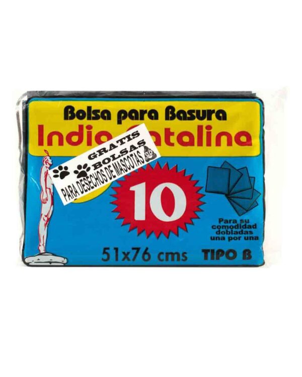 Bolsa De Basura India Catalina Tipo B X10 Unds