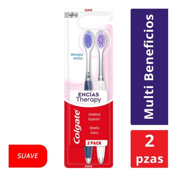 Cepillo de Dientes Suave Colgate Encias Therapy x2und