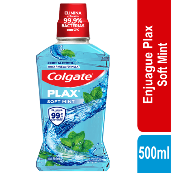 Enjuague Bucal Colgate Plax Soft Mint 500ml