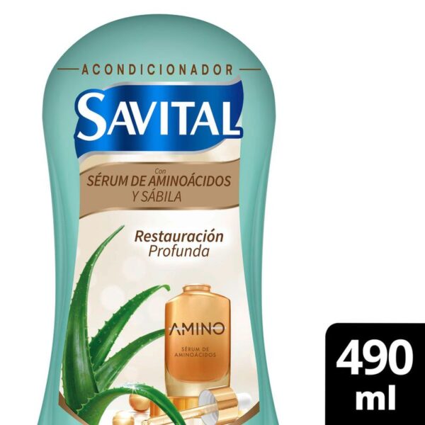 Acondicionador Savital Aminoácidos 490 ml