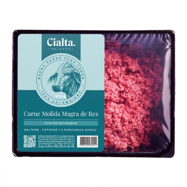 Carne molida Magra Llano Alto x 450g