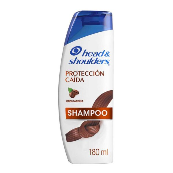 Shampoo Head Shoulders Protección Caída con Cafeína Control Caspa 180ml