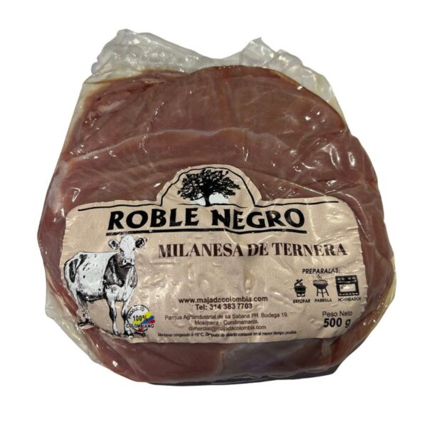 Milanesa ternera Roble Negro x500g