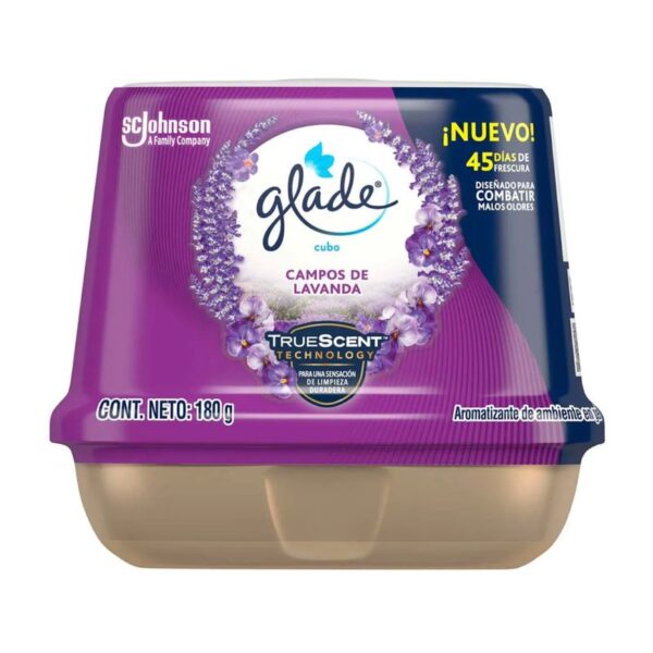 Aromatizante Glade Cubo Campos Lavanda 180 g