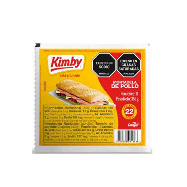 Mortadela Kimby Pollo x22und x352g