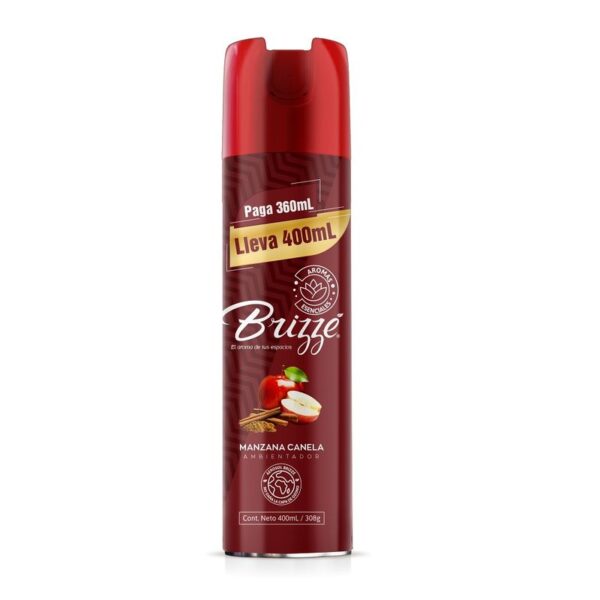 Ambientador Brizze manzana canela pague 360ml lleve 400ml