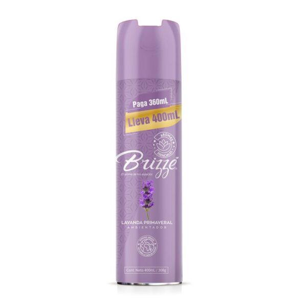 Ambientador Brizze talco fresco pague 360ml lleve 400ml