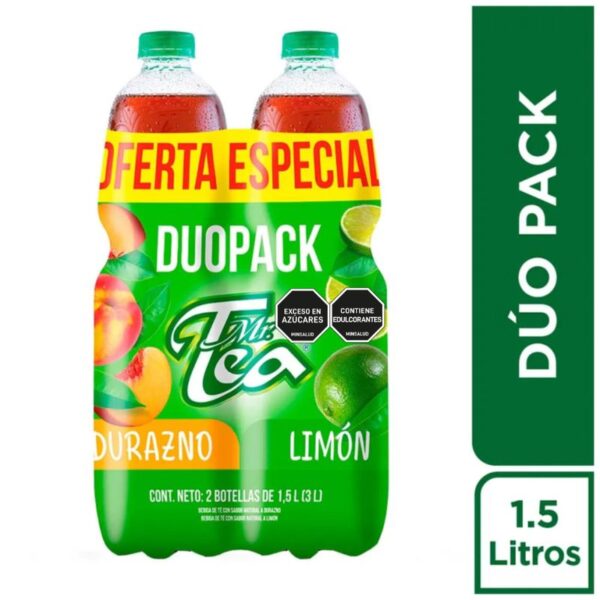 Bebida Mr Tea Limón Dúo Pack x1.5lt