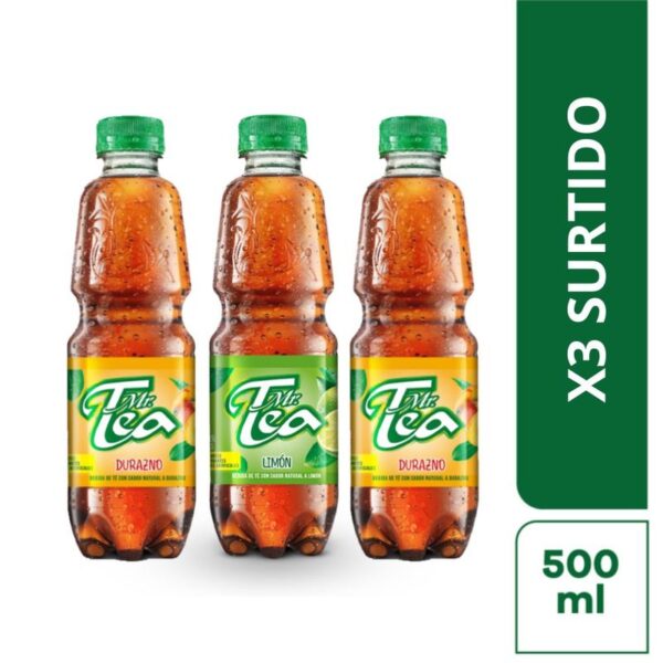 Bebida Mr Tea surtido pet x3 unidades x500ml c-u precio especial