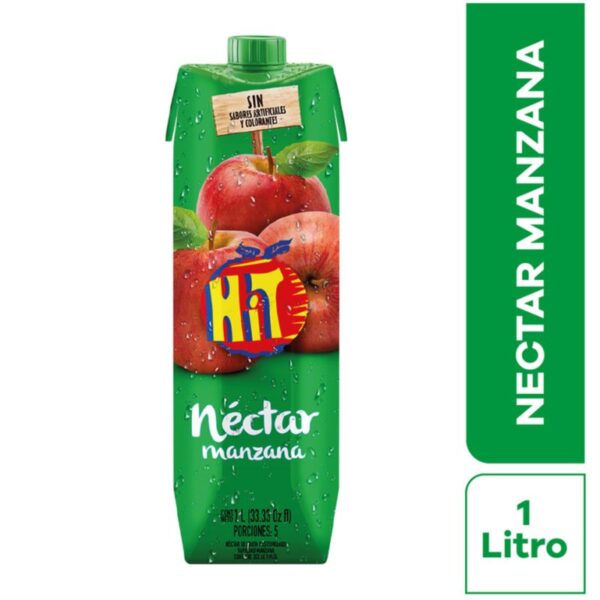 Refresco hit Nectar manzana tetrapack x 1000 ml