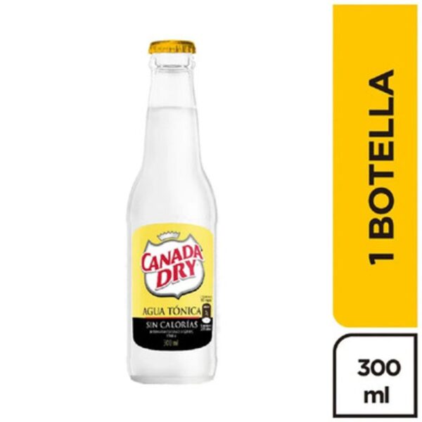 Agua tónica Canada Dry sin calorías x300ml