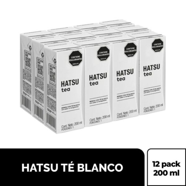 Té hatsu blanco 12 pack tetrapak x 200 ml