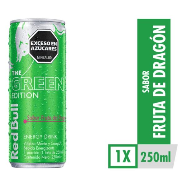 Bebida energizante Red Bull fruta del dragón x250ml