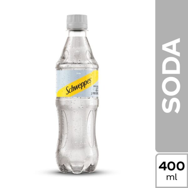 Bebida Schweppes soda pet x400ml