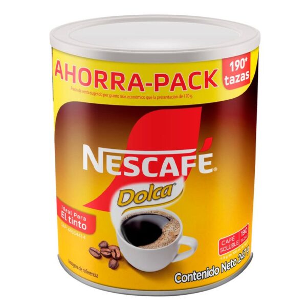 Café Nescafé Dolca instantáneo lata x247g