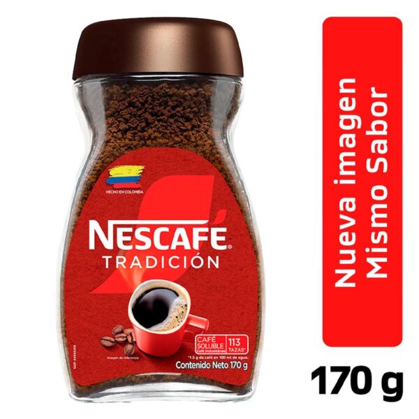 Café Nescafé Tradición instantáneo x170g