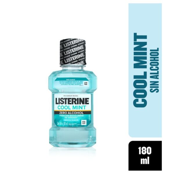 Enjuague bucal Listerine Zero Menta Suave x180ml