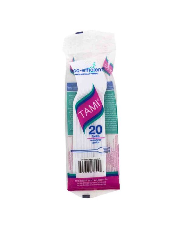 Tenedor Tami Blanca X20 Unds