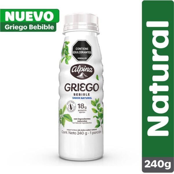 Griego Alpina bebible natural x240g