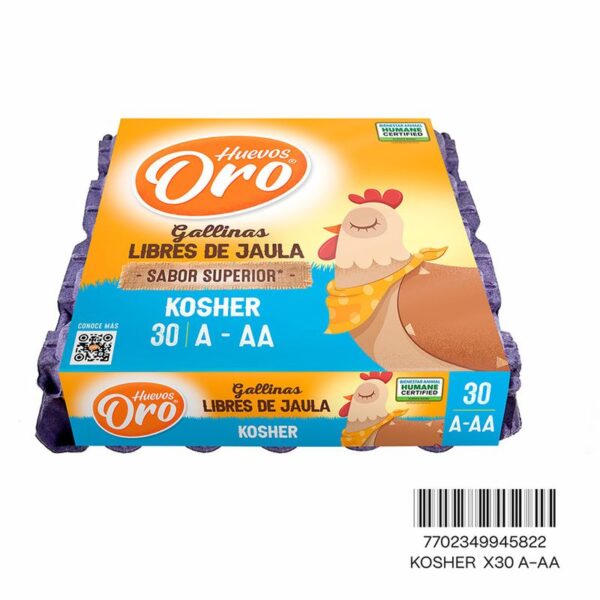 Huevo Oro Kosher X30 Unidades