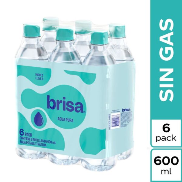 Agua Brisa sin gas x6und x600ml c-u