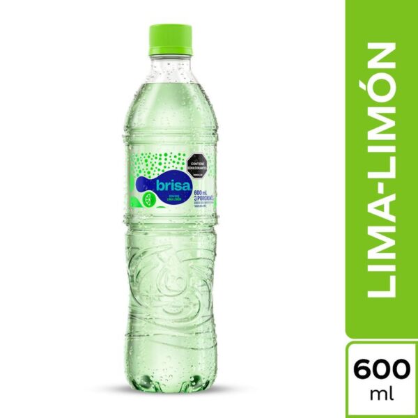 Agua Saborizada Brisa Con Gas Lima Limón 600ml