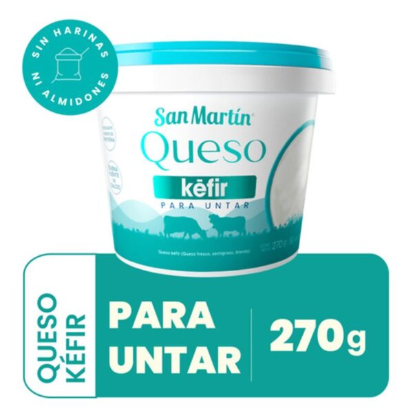 Queso kéfir San Martín para untar x270g