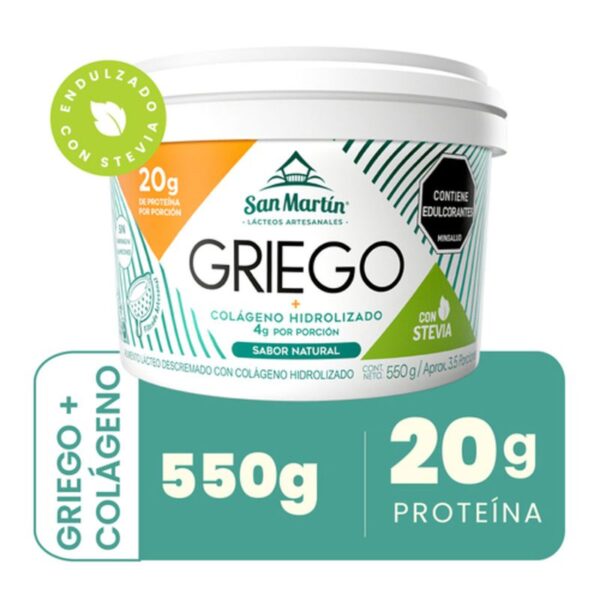 Yogurt San Martín colágeno hidrolizado x550g