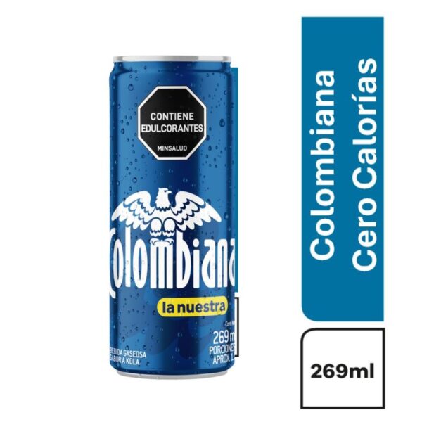 Gaseosa colombiana cero lata x269ml