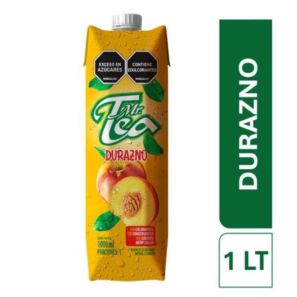 Te mr tea durazno tetra x1l