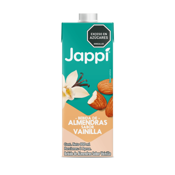 Bebida de almendras Jappi vainilla x900ml