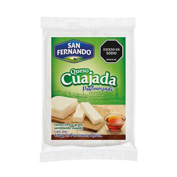 Queso cuajada San Fernando pasteurizado x400g