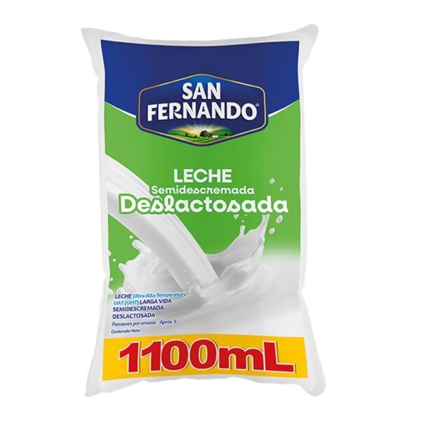 Leche deslactosada San Fernando x1100ml