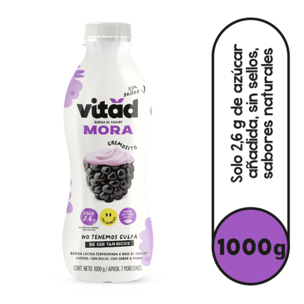 Bebida de Yogurt Vitad Sabor Mora 1000g