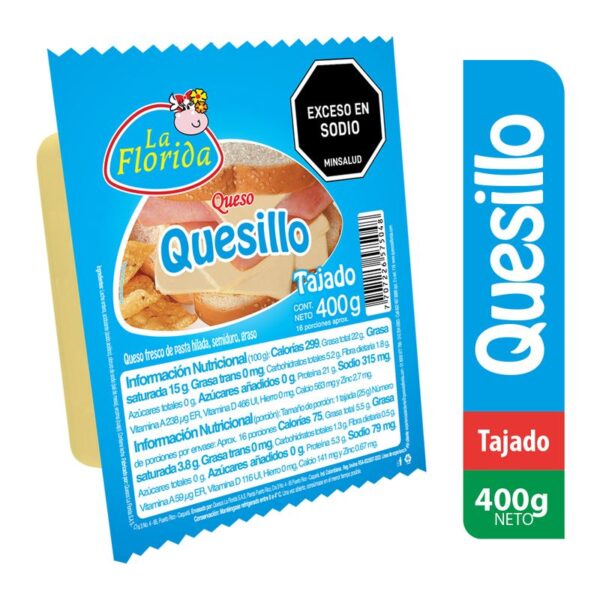 Quesillo La Florida tajado x400g