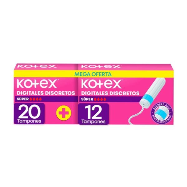 Tampones Kotex digital super x32und