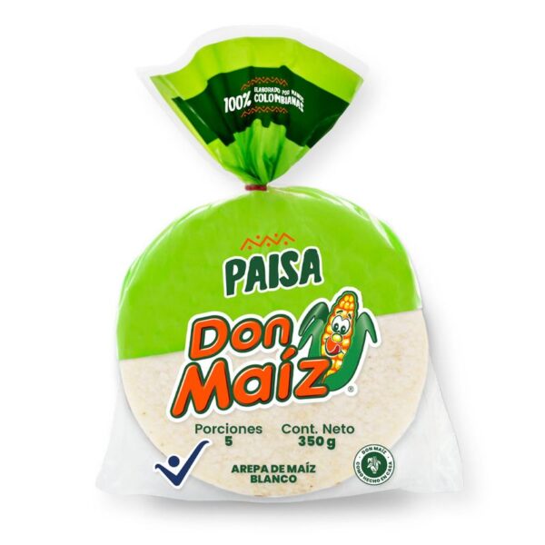 Arepas paisas Don Maíz x5und x350g