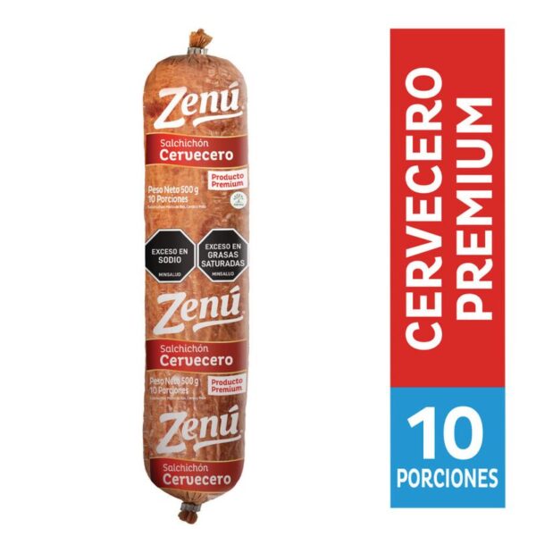 Salchichón cervecero Zenú Premium x500g