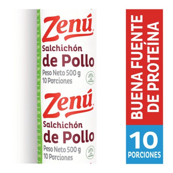 Salchichón de pollo Zenú x500g