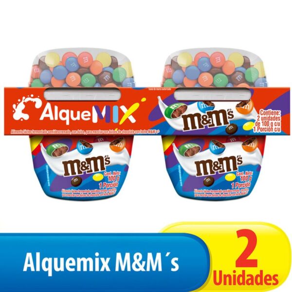 Alimento Lácteo Alquemix M&M'S x2 Und x100 grs