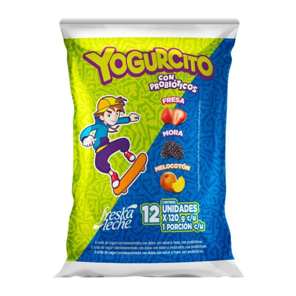 Yogurt Freskaleche Yogurcito Fresa x12 Und x120 grs