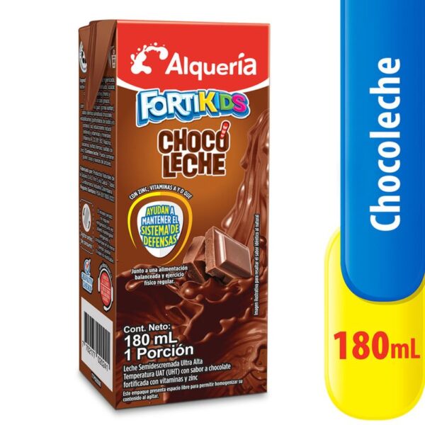 Leche Saborizada Chocoleche Fortikids x180 grs