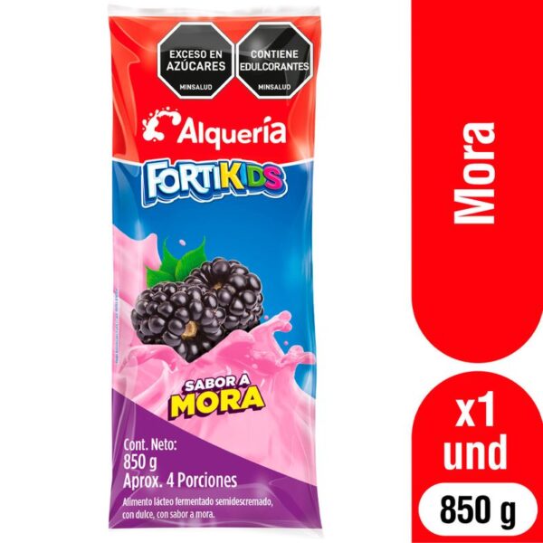 Alimento Lácteo Alquería Fortikids Mora x850grs