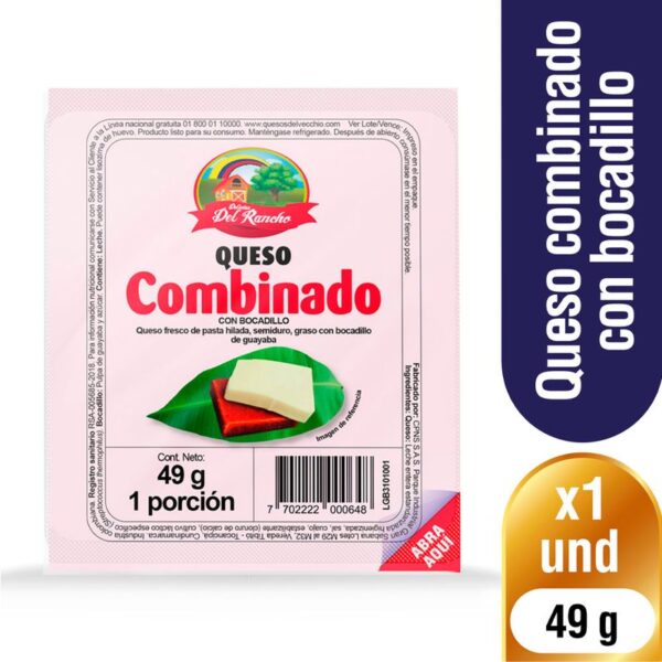 Queso Combinado del Rancho Bocadillo x49grs