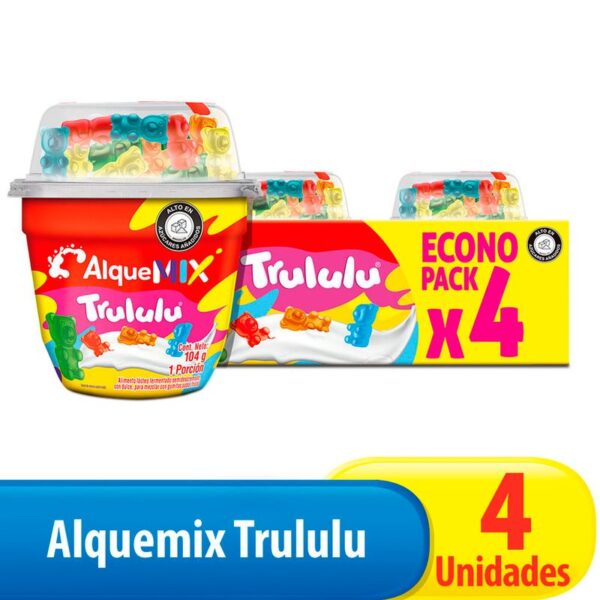 Alimento Lácteo Alquemix Trululu x4 Und x100 grs