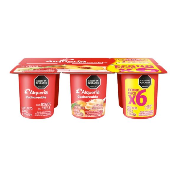 Yogurt Alquería Cuchareadle x6 Und x100grs