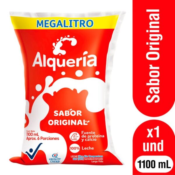 Leche Alquería Sabor Original Megalitro x1100 ml