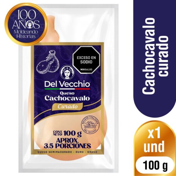 Queso Cachocavalo del Vecchio Curado x100 grs