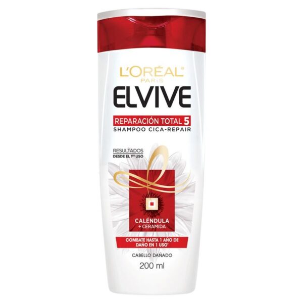 Shampoo L'Oréal Paris Elvive reparación total 5 x 200ml