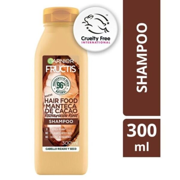 Shampoo Hair Food Cacao Reparación Rizos x300ml